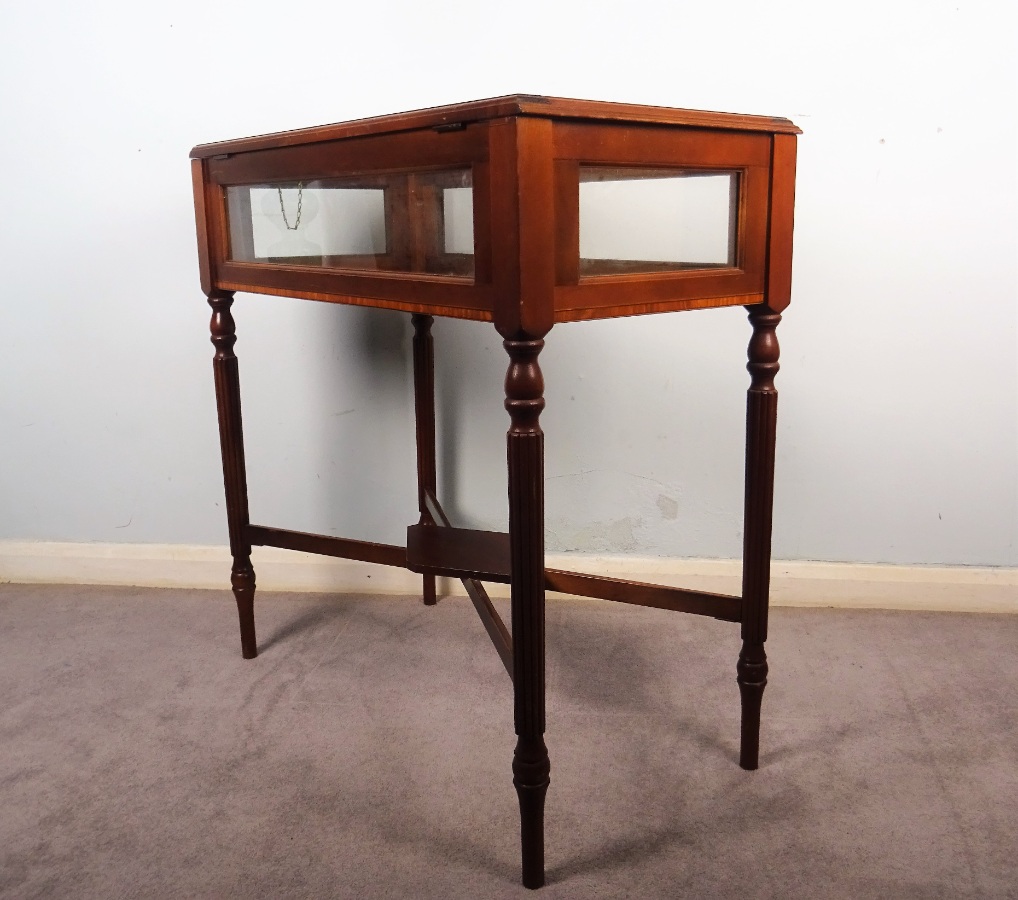 Antique Vitrine Table